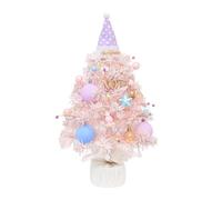 Elegante albero di Natale per interni con design colorato e luminoso, con carillon girevole, decorazioni da giardino e cortile