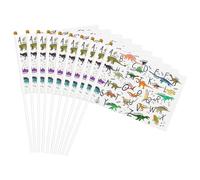Elegante alfabeti di apprendimento con stampa di dinosauri bandiera palmare bandiere versatili matrimonio compleanno vacanza sport decorazione parata spettacolo