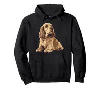 Elegante American Cocker Spaniel Art | Painterly Design Felpa con Cappuccio