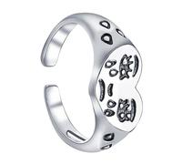 Elegante Amore Lacrima Emoticon Gioielli Dito Portatile Robusto Lega Disegni Confortevole Stili Gioventù Pezzi Dichiarazione Lega Emozione Anelli di Fascino