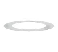 Elegante anello piatto per albero in acciaio zincato, diametro 60 cm e 90 cm, per confini chiari intorno ai tronchi e una migliore protezione delle radici in giardino.