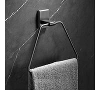 Elegante anello portasciugamani in rame, di lusso, grigio canna di fucile, senza punzonatura, facile da installare, per una decorazione elegante della casa e un bagno moderno.