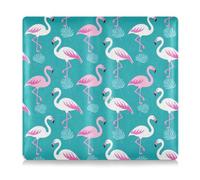 Elegante animale fenicottero pesca ciano pelle PU registrazione automatica assicurazione e carta d'identità titolare camion accessori per documenti, carte, licenza, Elegante fenicottero animale pesca