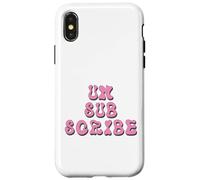 Elegante Annulla l"iscrizione Sovraccarico moderno del messaggio dell"età digitale Custodia per iPhone X/XS