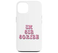 Elegante Annulla l"iscrizione Sovraccarico moderno del messaggio dell"età digitale Custodia per iPhone 13