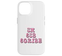 Elegante Annulla l"iscrizione Sovraccarico moderno del messaggio dell"età digitale Custodia per iPhone 14
