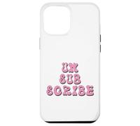 Elegante Annulla l"iscrizione Sovraccarico moderno del messaggio dell"età digitale Custodia per iPhone 12 Pro Max
