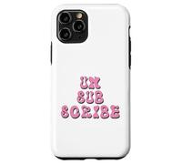 Elegante Annulla l"iscrizione Sovraccarico moderno del messaggio dell"età digitale Custodia per iPhone 11 Pro