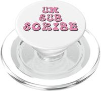 Elegante Annulla l"iscrizione Sovraccarico moderno del messaggio dell"età digitale PopSockets PopGrip per MagSafe