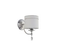 Elegante Applique Moderna In Tessuto E Metallo Per Camera Da Letto