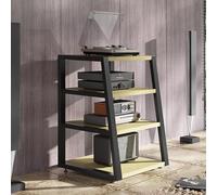 Elegante armadietto AV marrone chiaro - Supporto multimediale da 82 cm e rack audio per casa/ufficio/teatro perfetto armadio stereo e lettore DVD soluzione di archiviazione