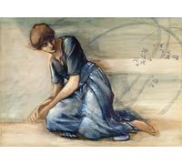 Elegante arte murale bellezza e grazia senza tempo classe preraffaellita