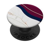 Elegante Astratto Scorrimento Linee Opere D'arte PopSockets PopGrip Adesivo