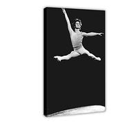 Elegante balletto Grand Jete Art Mikhail Baryshnikov Maschio Ragazzi Ballerini 45 Tela Poster Decorazione Camera da Letto Sport
