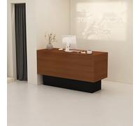 Elegante banco cassa compatto per piccoli spazi, design moderno, perfetto per aree di ricevimento, soluzione elegante per negozi al dettaglio e locali commerciali