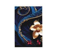 Elegante bandiera blu e nera da giardino di benvenuto 2 x 3 Ft double face nessuna dissolvenza bandiere da cortile sfondo foto banner per cortile portico prato decorazione esterna