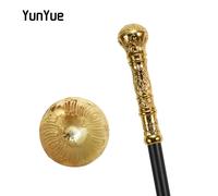 Elegante bastone da passeggio alla moda con manico rotondo dorato, cosplay, gentiluomini, canne da passeggio vintage fatte a mano, canne da passeggio staccabili