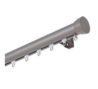 Elegante bastone per tende da parete, 1-6 m, in alluminio resistente, set per divisori, camere da letto, finestre a golfo, cucine, bagni, uffici (colore A, 600 cm)