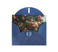Elegante biglietto di auguri con scritta "Merry Christmas", con buste, ringraziamento, compleanno, Natale, San Valentino