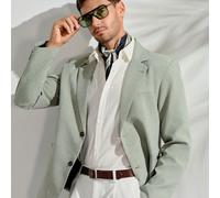Elegante blazer da uomo verde menta a maniche lunghe di lunghezza regolare con tasche in tessuto di poliestere durevole per uso quotidiano, formale, cerimonie Questo collegamento vende solo blazerL,M,