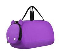 Elegante Blu Giallo Verde Gradiente Duffle Borse per Viaggio Tote Pernottamento Weekender Duffel Palestra Duffle Bambini Bagagli Ragazzi Carry on Duffel, Orchidea viola., classico