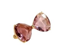 Elegante Bocce Bowknot Gioielli Per Matrimoni E Feste Materiali In Lega Robusti Cristalli Bowknot