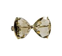 Elegante Bocce Bowknot Gioielli Per Matrimoni E Feste Materiali In Lega Robusti Cristalli Bowknot