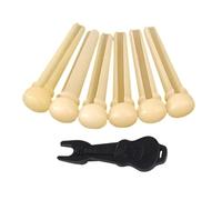 Elegante Bone Chitarra Ponte Perni Set Ponte Osso Perni Del Ponte Accessori Stringa Texture