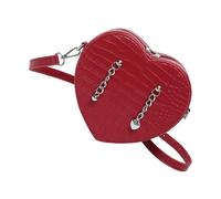 Elegante Borsa A Forma Cuore A Forma Cuore PU PULLA PULLA PELLA CON SATCHE QUESTION ADUCIONE Adatta Per Le Donne Stili Semplici Stili Crossbody Borsa