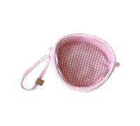Elegante borsa a forma di cubi trasparente con divertenti stampe di frutta piccole borse per bambole borsa portatile per uso quotidiano e viaggio piccole borse per bambole per figure da collezione, A