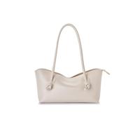 Elegante borsa a tracolla bianca, 38 x 14 x 18 cm, 100% pelle di polivinile, 1 tasca interna, lunghezza manico 29 cm, perfetta per l'uso quotidiano