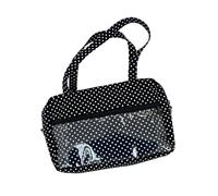 Elegante borsa a tracolla con interni spaziosi e cerniere sotto le ascelle borse stile giapponese borsa per le donne casual uso quotidiano, Nero , 34x10x23cm