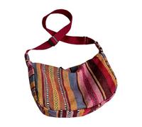 Elegante borsa a tracolla con motivo animale Spaziosa tasca per organizzatori Comode borse a tracolla per lo shopping in gita Borsa etnica ricamata per le donne