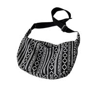Elegante borsa a tracolla con motivo animale Spaziosa tasca per organizzatori Comode borse a tracolla per lo shopping in gita Borsa etnica ricamata per le donne