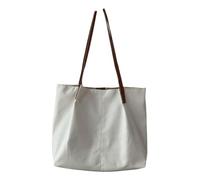 Elegante borsa a tracolla da donna con scomparti multipli e interni spaziosi tinta unita casual pendolari lavoro, Off White Pacchetto singolo Bg-s, Medium