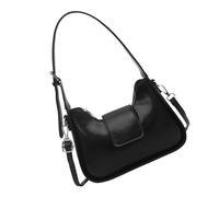 Elegante borsa a tracolla da donna in pelle PU borsa da lavoro casual borsa a tracolla per la primavera 2025 con tracolla regolabile PU borsa, Nero , One Size