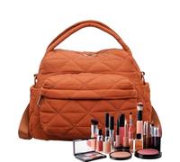 Elegante Borsa A Tracolla Da Donna In Tinta Unita, Borsa Morbida Con Tasche Multiple Per L'Organizzazione, Borsaa Leggera E Comoda Per Lavoro Viaggi Shopping Pendolarismo Quotidiano Famiglia Amici Adu