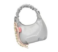 Elegante borsa a tracolla in pelle PU che combina stili retrò e borse a tracolla di lusso increspate sotto le ascelle borsa per l'uso quotidiano borsa a tracolla per tutti i giorni, Blu, One Size