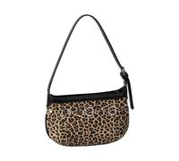 Elegante borsa a tracolla in pelle scamosciata per le donne borse da sera con comoda tracolla e tasca organizzativa, Patt di albicocche