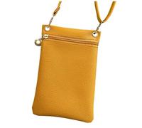 Elegante Borsa a Tracolla per Tutti i Giorni, Perfetta per i telefoni cellulari e Versatile Borsa a Tracolla per uscite Informali ed Eventi Speciali. (Yellow, One Size)