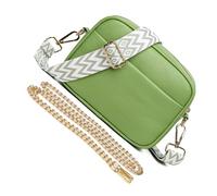 Elegante borsa a tracolla progettata come un supporto per fotocamera con tracolla da viaggio fotografia per uso quotidiano avventura all'aperto, Verde, One Size