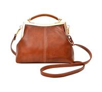 Elegante borsa a tracolla retrò Y2K Borsa a tracolla in pelle PU con tracolla staccabile Hobo Tote per le donne Lavoro Viaggi Incontri Shopping, Marrone, 9.84 x 6.69 x 2.36 inch