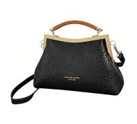 Elegante borsa a tracolla retrò Y2K in pelle PU con manico superiore borse con tracolla staccabile Hobo Tote per le donne lavoro viaggi incontri shopping, Nero , 12.2 x 5.91 x 4.72 inch
