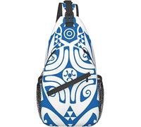 Elegante borsa a tracolla sul petto Tartaruga Creature sottomarine hawaiane Animali Maui in via di estinzione Design semplicistico, Zaino a tracolla Borsa a tracolla regolabile Leggero Zaino casual pe