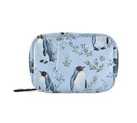 Elegante borsa blu scoiattolo medico con scomparti rimovibili portadocumenti per pillole per il giorno portatile