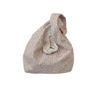 Elegante borsa con nodo floreale con manico rinforzato borsa casual da sera per feste di nozze shopping o viaggi borsa riutilizzabile alla moda motivo floreale, Fiori., One Size