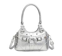 Elegante Borsa Crossbody Per Le Donne Moda Borse A Tracolla PU Borsa Con Tracolla Regolabile Per Gli Acquisti Scuola E Feste Crossbody Bag, argento