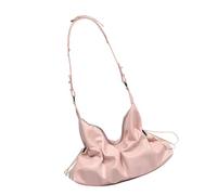 Elegante Borsa Da Ascella in Pelle PU Con Borsa a Tracolla Con Ornamenti Increspati Per Lo Shopping in Ufficio E La Borsa Dal Design Unico Per Viaggi Casual