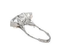 Elegante Borsa Da Ascella in Pelle PU Con Borsa a Tracolla Con Ornamenti Increspati Per Lo Shopping in Ufficio E La Borsa Dal Design Unico Per Viaggi Casual