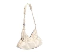 Elegante Borsa Da Ascella in Pelle PU Con Borsa a Tracolla Con Ornamenti Increspati Per Lo Shopping in Ufficio E La Borsa Dal Design Unico Per Viaggi Casual